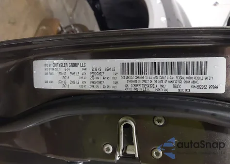 2014 Ram 1500 Big Horn из США, поврежденный, VIN 1C6RR7TT3ES437814